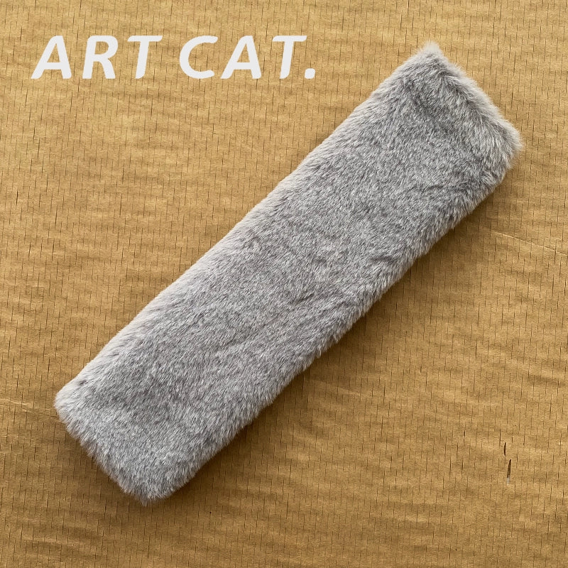 Art Cat Avtomobil Təhlükəsizlik Kəməri Çiyin Yastığı Qapağı Minimalist DIY Aşınmaya Qarşı Geyim Boğulmaya Qarşı Boyun Qoruyucu Qapaq Bütün İl Boyu Neytral