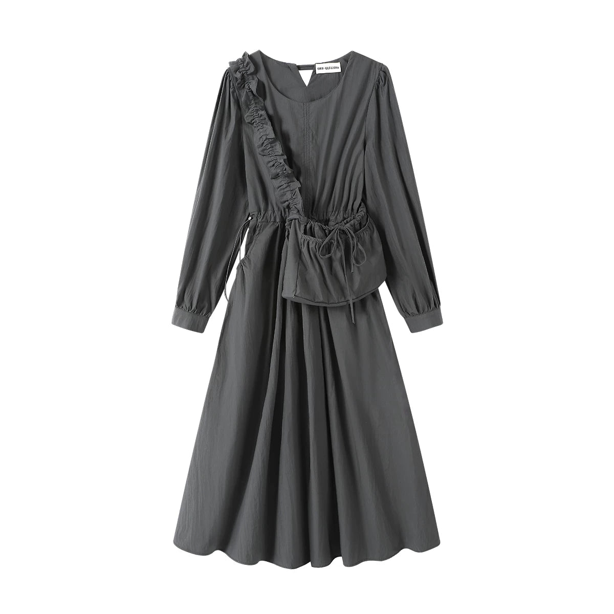 Cholisa-nın özünəməxsus və gözəl fransız üslubunda qolsuz, zərif bel hissəli don, 2026-cı ilin yaz və yay mövsümü üçün yeni bir tərz.