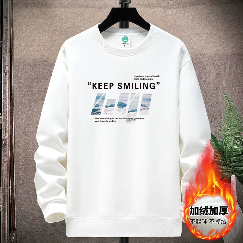 Yeniyetmələr və tələbələr üçün payız/qış təmiz pambıqdan hazırlanmış yun yaxalıqlı sviter, boş oturan gündəlik kazak alt qatı, qalın və isti top