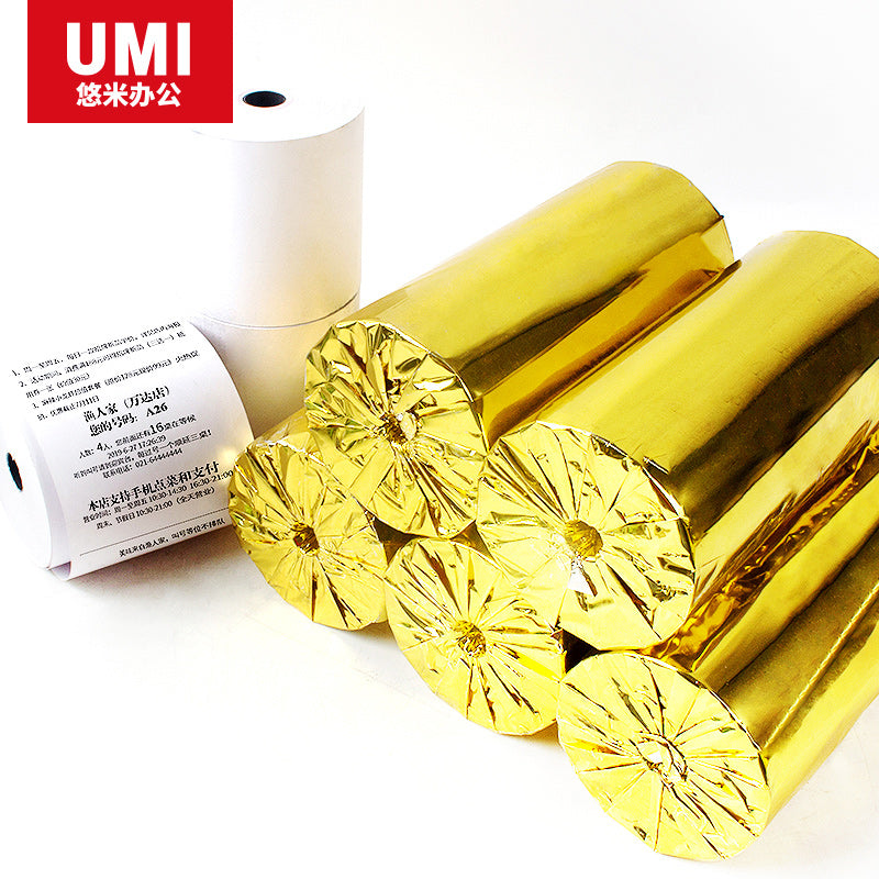 36 rulon Youmi 57x30mm termal kassir kağızı 58mm printer 57x40 supermarket qəbz kağızı çapı kiçik rulonlu termal kağız po kassa aparatı universal kiçik bilet rulonlu kağız paketi