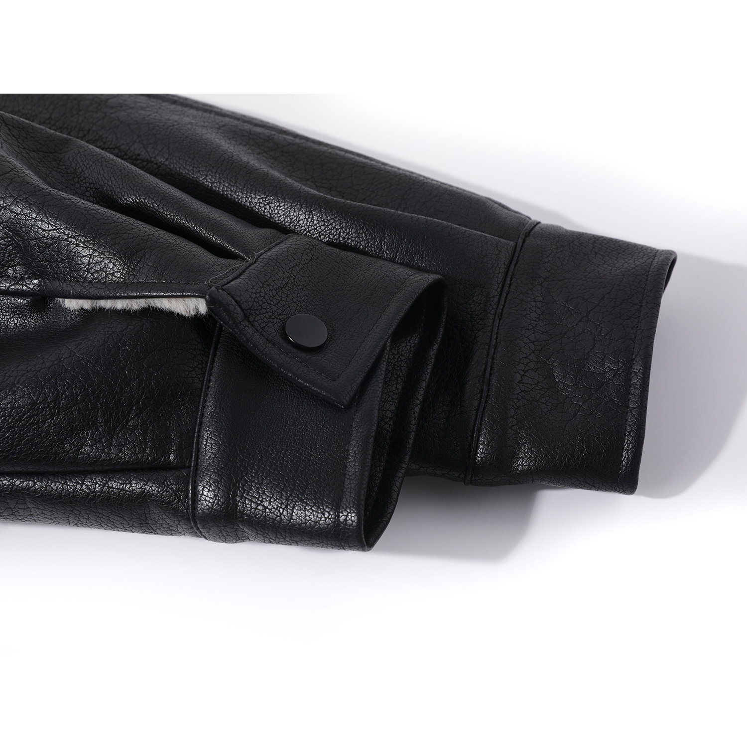 Chorissa Qadın Dəri Gödəkçəsi 2025 Yeni İsti Məhsul Qəşəng Yüksək Səviyyəli Sərin Qara Gödəkçə Motosiklet Kostyumu Qış