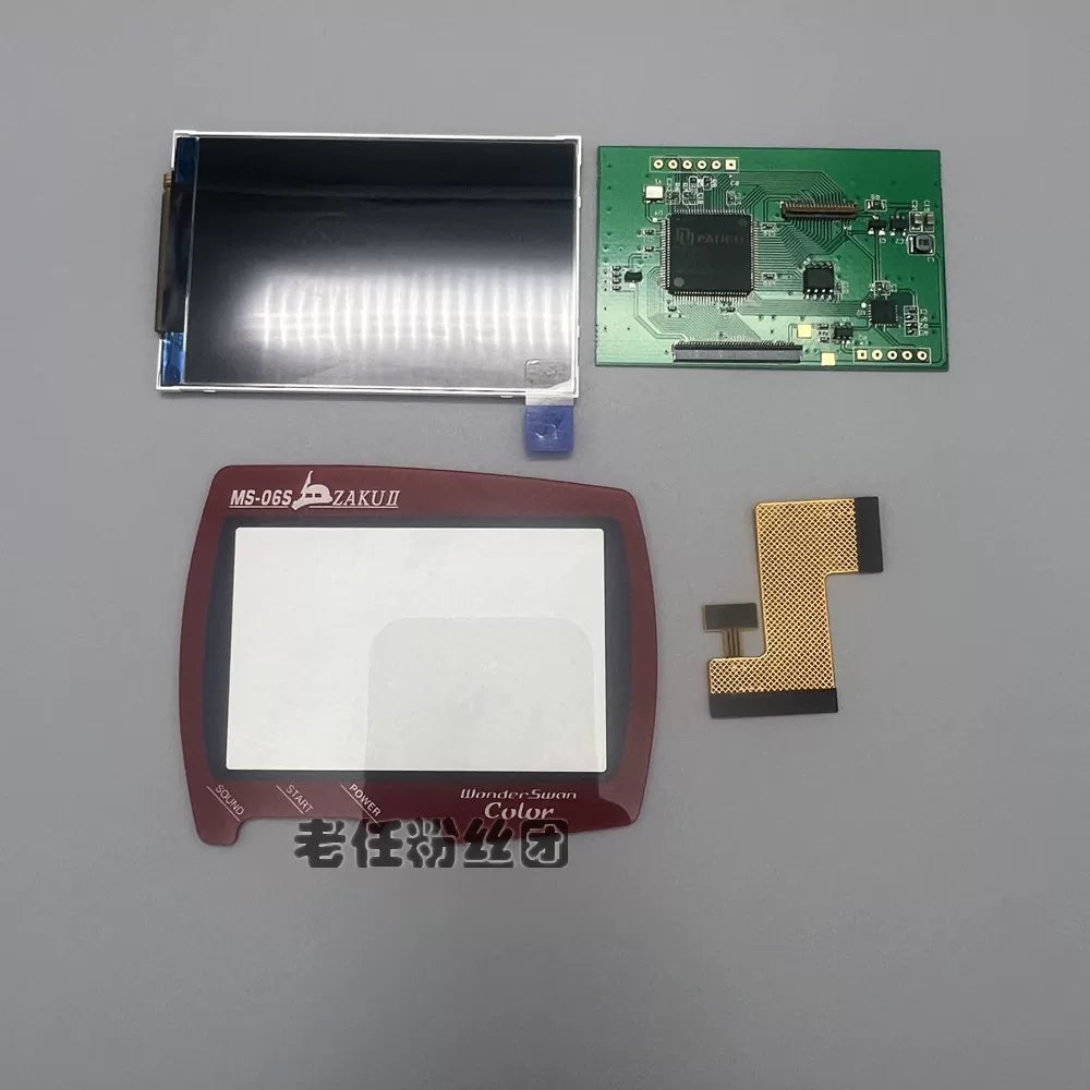 Bandai Wonder Swan COLOR WSC Yüksək Parlaqlıqlı IPS LCD Ekran Orijinal Ekran Ölçüsü