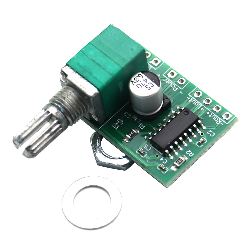 PAM8403 mini rəqəmsal kiçik güc gücləndirici lövhəsi açar potensiometri və USB 5V enerji təchizatı ilə