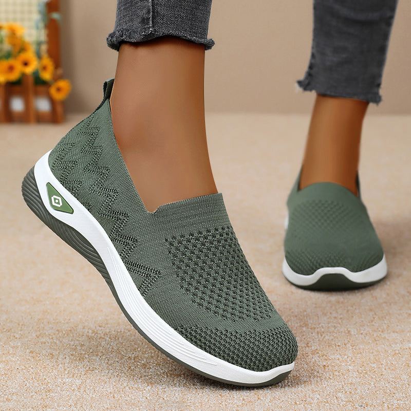 Ayaqqabı Qadın Ayaqqabı Nəfəs ala bilən Gündəlik Ayaqqabı 1 Slip-on Mom Ş