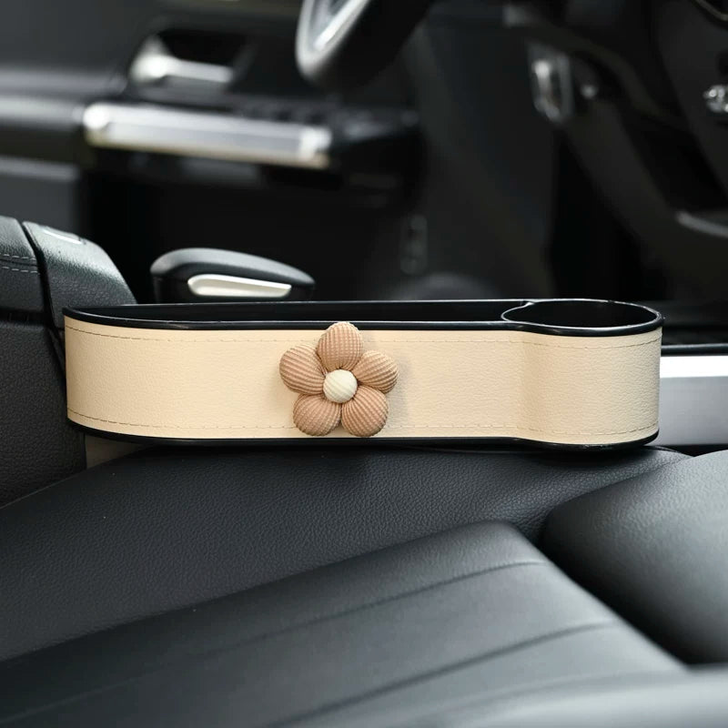 Car trunk storage box, seat trunk storage box, multi-function car phone holder, passenger side cup holder