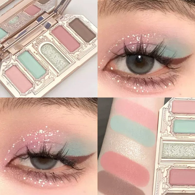 Flower Knows Moonlight Mermaid Göz Kölgəsi Palitrası 2026 Yeni Stil, Gündəlik Yüngül Makiyaj, Yer Rəngli Göz Kölgəsi, Orijinal Məhsul (Rəsmi Veb Sayt)