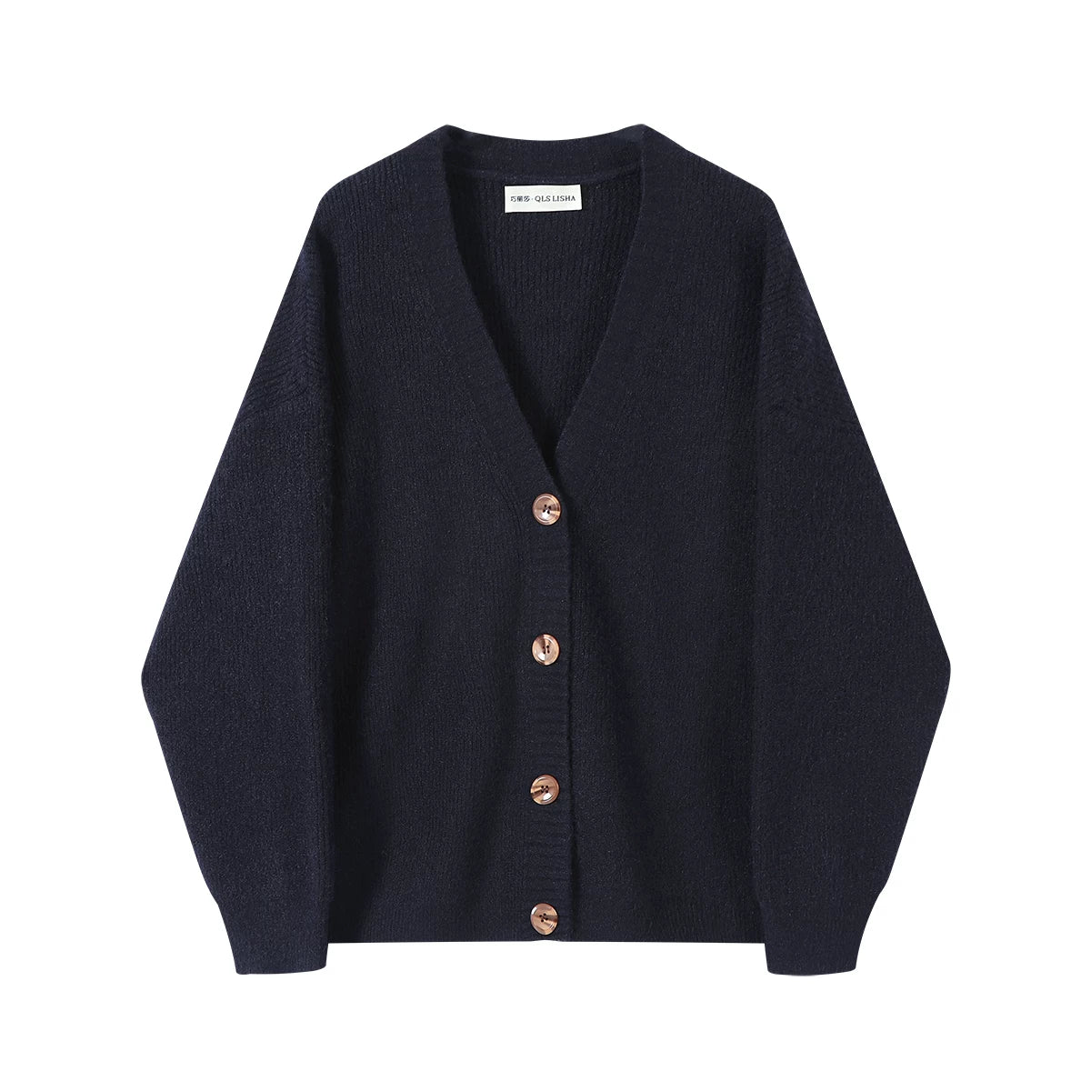 Cholisa boş hırka sviteri, payız və qış üçün şık və unikal trikotaj üst geyimi, rahat və zərif bir ab-hava yaradır.