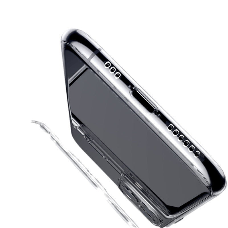 Şəffaf 15Pro Max Apple 12mini mobil telefon qutusu üçün uyğundur iPhone11ProMax silikon 13pm yumşaq qutu XS XR hər şey daxil 14Plus düşməyə qarşı XsMax yeni SE3/2 kişi və qadın qutusu