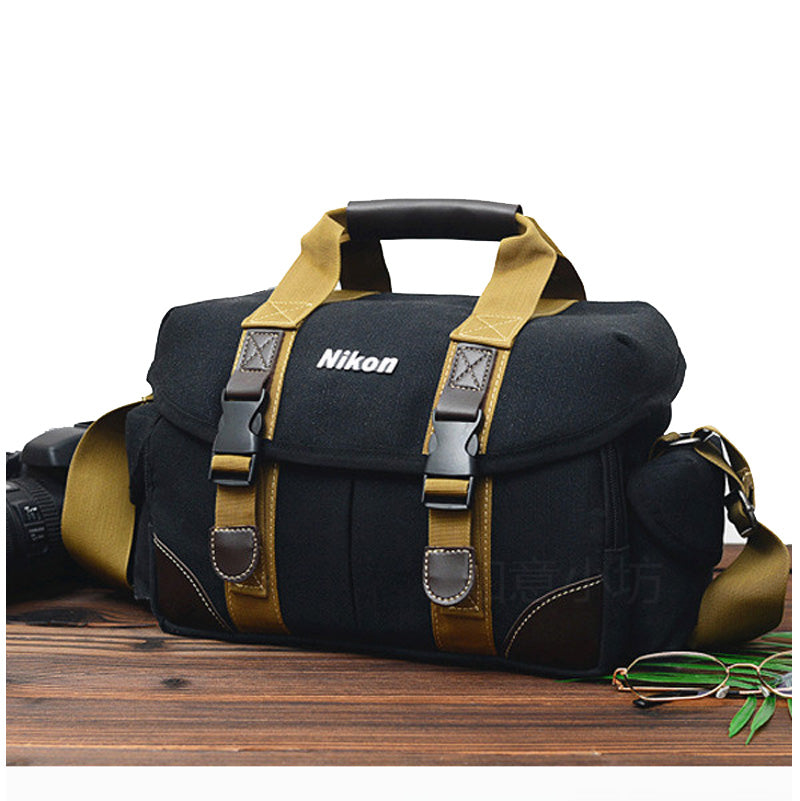 Nikon SLR kamera çantası D850D7500D810D71007200 təsadüfi açıq havada çiyin fotoqraf çantası üçün uyğundur
