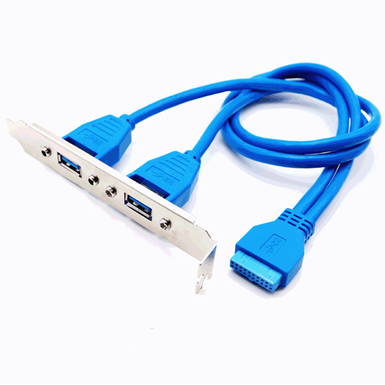 İki portlu USB çərçivə kabeli, anakart USB2.0HUB usb3.0 genişləndirmə portu, USB arxa çərçivə mərkəzi