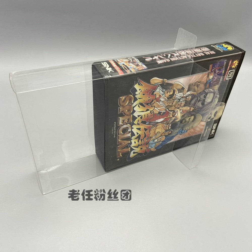 SNK ev maşını NEOGEO aes oyun ekran qutusu kolleksiya saxlama qutusu şəffaf qoruyucu qutu