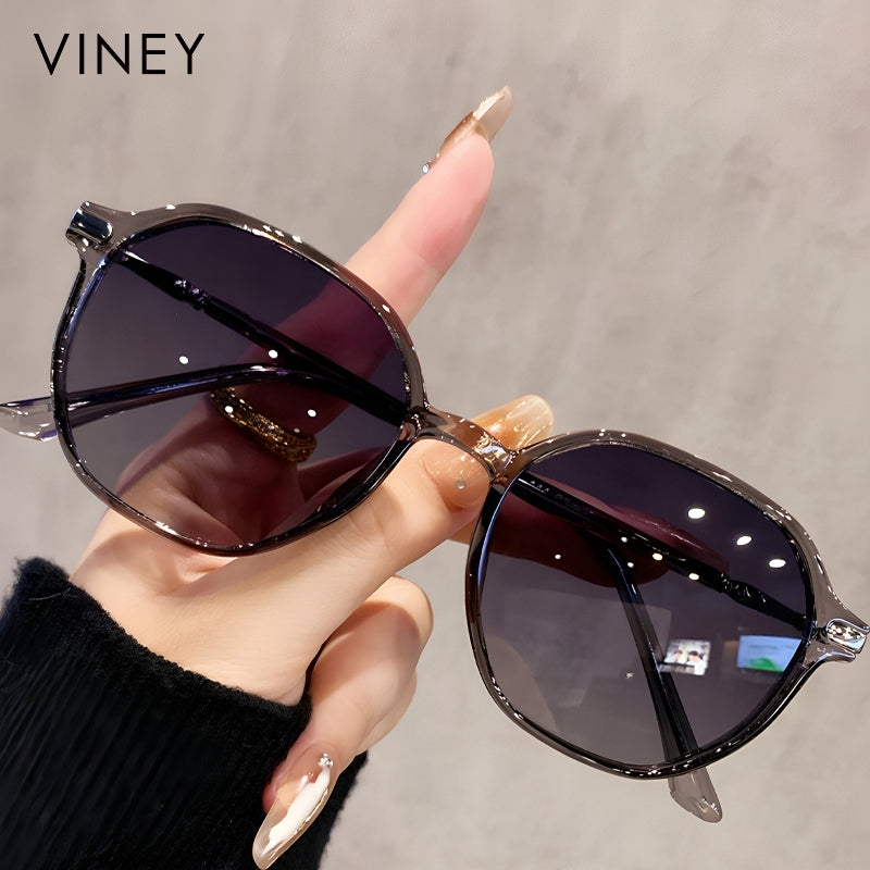 Viney günəş eynəkləri qadınların 2026 yeni anti-UV polarizasiyalı gün eynəkləri yüksək səviyyəli üz hissi kiçik temperamentli eynəklər