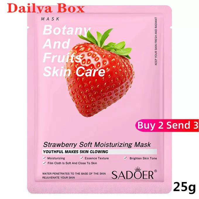 10 ədəd Bitki Üz Maskası Gözəllik Dəri Baxımı Üz Maskaları Kosmetika