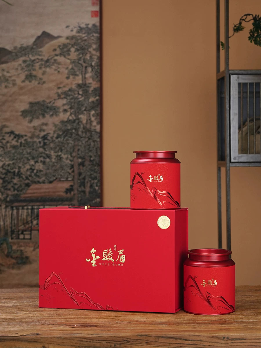 Yüksək səviyyəli qədim ağac qara çay çay qablaşdırma qutusu boş hədiyyə qutusu Phoenix Dancong Yunnan vəhşi Yunnan qara çay tikanlı armud çayı boş qutu
