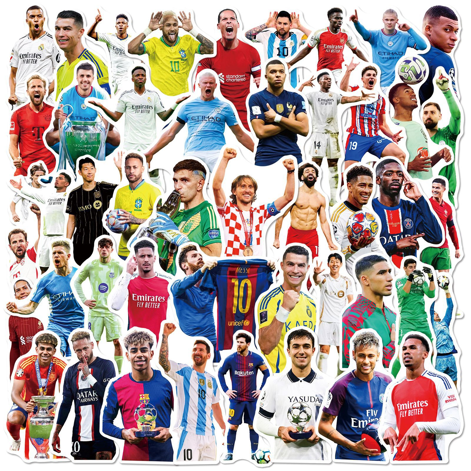 100 Fərdi Dünya Kuboku Futbol Qraffiti Etiketləri Laptop Gitara Su Kuboku Mobil Telefon Avtomobil Dekorasiyası DIY