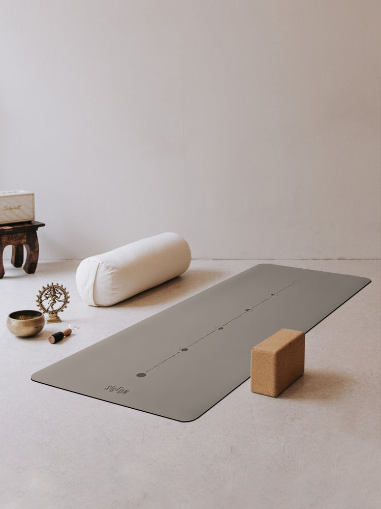 sigedn yoga mat təbii rezin sürüşməyən qızlar üçün xüsusi məişət peşəkar duruş xətti fitnes səs keçirməyən pu mat
