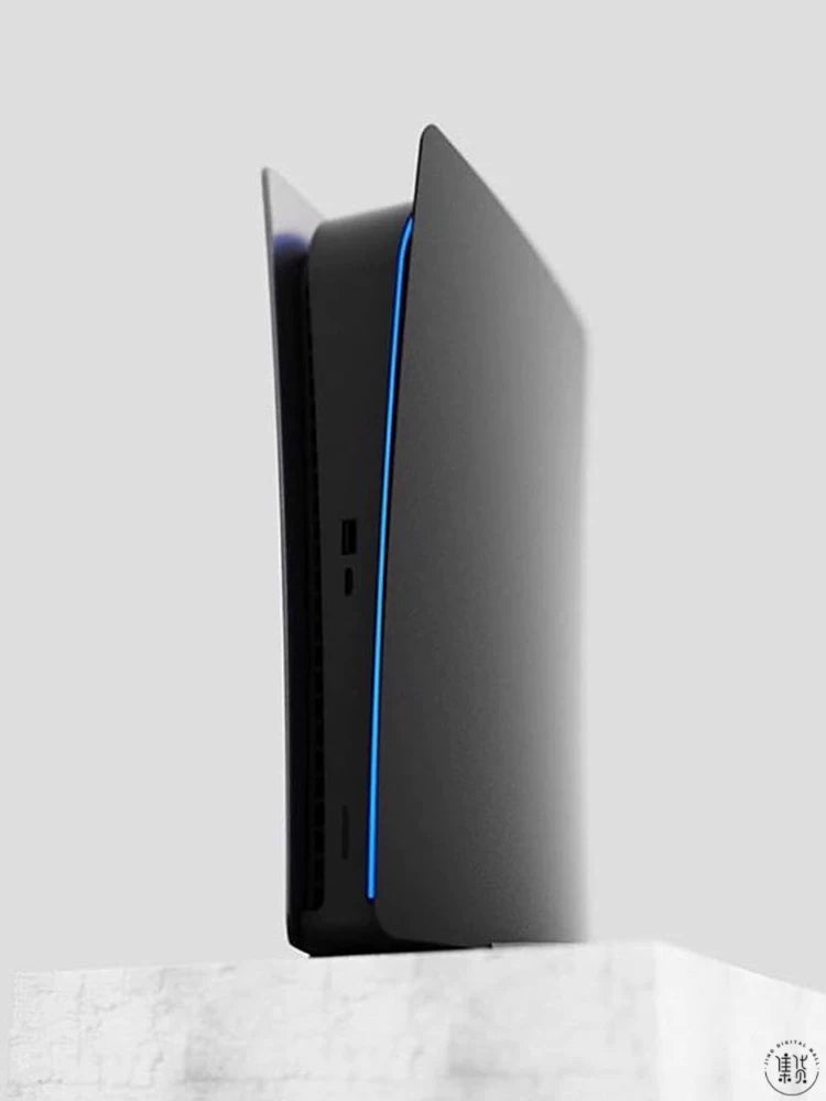 Yeni PS5 konsol qabığı optik sürücü versiyası soyuducu əvəzedici qoruyucu örtük aksesuarları rəqəmsal toz keçirməyən tutqun SLIM qara Pro