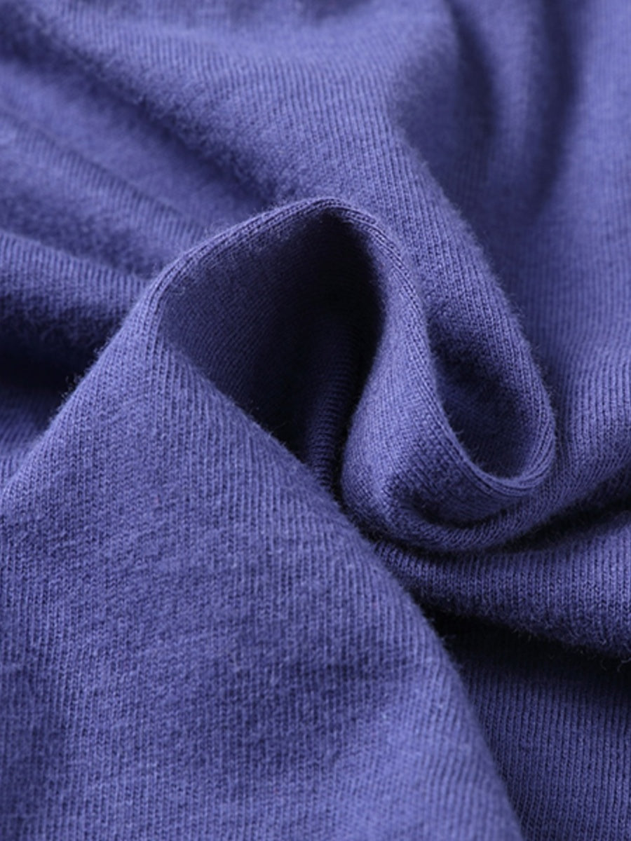 Kişilər üçün pambıq alt paltarları, orta yaşlı və gənc kişilər üçün, boş formada, nəfəs alan pambıq alt paltarı.