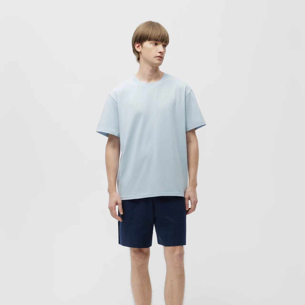 [Vang Yibo ilə eyni üslub] Jiao Nei Mian Mian 305 Ev Kişi Ev Geyimi Saf Pambıq Cüt Pijama Qadın Yay Üslubu