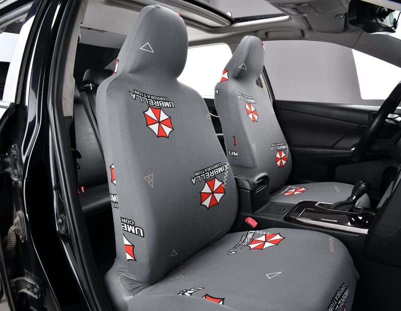 Universal five-seater car seat cushions and covers, breathable fabric, dustproof, elastic, fully enclosed, suitable for all seasons.