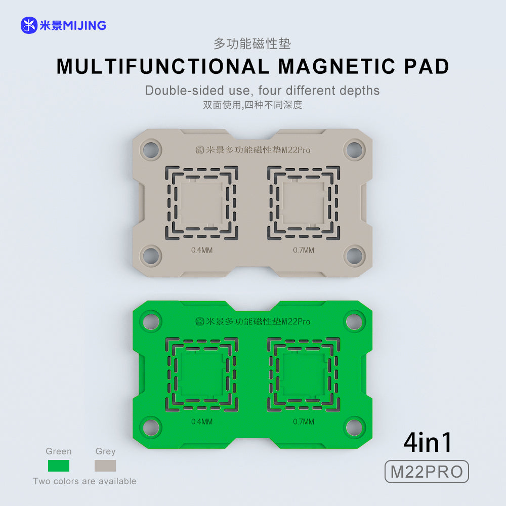 Mijing M22 çoxfunksiyalı maqnit bazası CPU sabit diski yüksək temperatura davamlı güclü maqnit çip yerləşdirmə qalay əkin yastığı sehrli pad