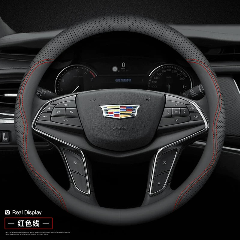 Cadillac sükan örtüyü, orijinal dəri, IQ, Ryoma, XTS, ATS/SLS/SRX/CTS, ultra nazik model.
