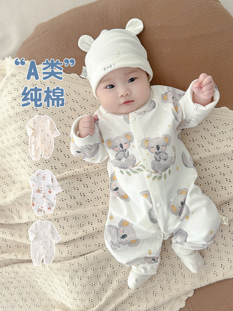 Payız, oğlan və qız uşaqları üçün körpə geyimləri, pijamalar, yeni doğulmuş körpələr üçün alt paltarları, yaz və payız üslubları, təmiz pambıq əsas təbəqə, erkən payız geyimləri