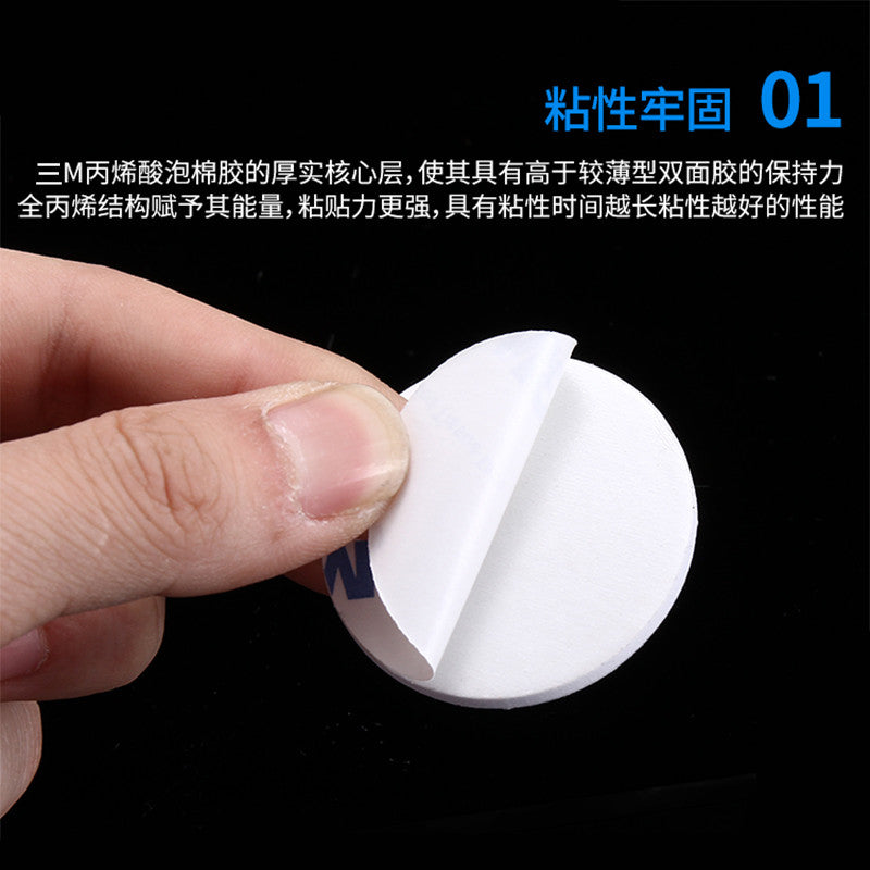 Avtomobil 3M Güclü Universal İkitərəfli Yapışqan Süngər Yüksək İstiliyə Davamlı Divar Yüksək Özlülüklü Rezin Mat Viskoza Dəyirmi Sehrli Lent