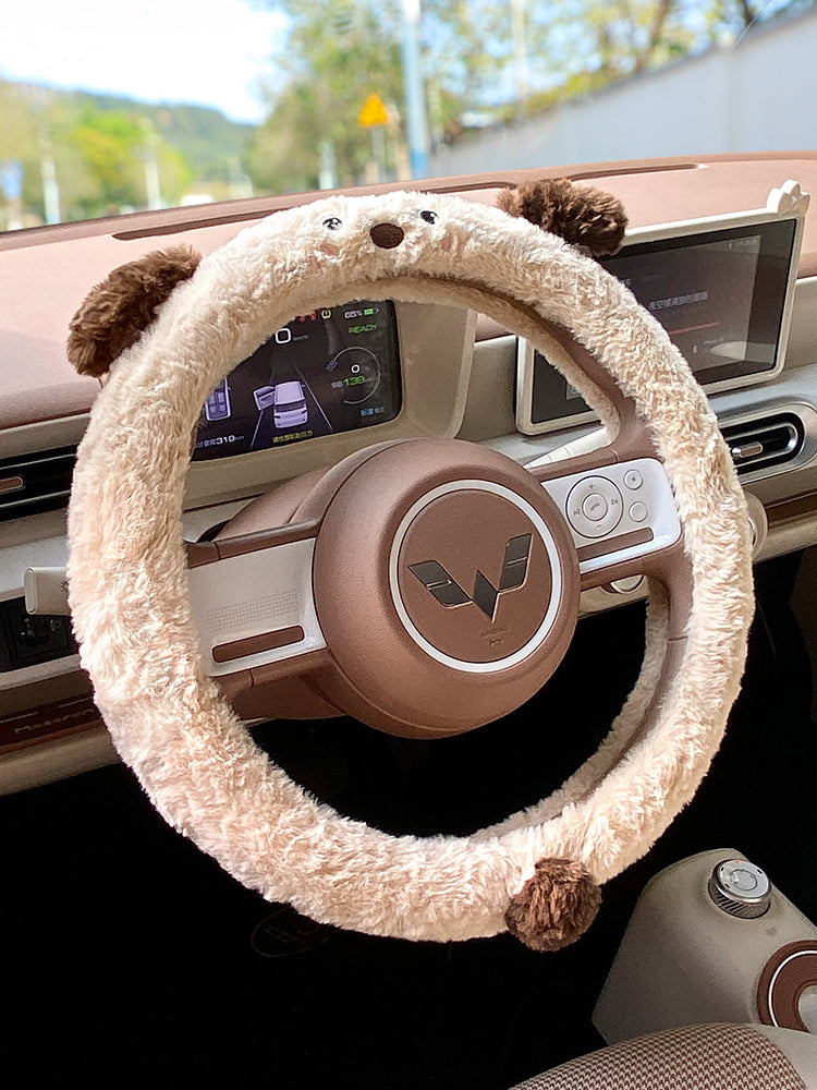 Wuling Mini steering wheel cover, Hongguang Macaron 3rd and 4th generation four-door version, sticky corn, Pentium Pony Bingo S
