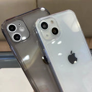 Apple 16 üçün uyğundur mobil telefon qutusu 15pm yivli qutu 13/14/17pro qoruyucu örtük 16promax yumşaq qabıq iphone 17 damcı yapışqan 16pro şəffaf rezin qutu, düzbucaqlı kənar qabıq, diy üçün uyğundur