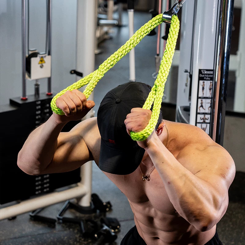 Laura Star 3134 üz çəkmə uzatma ipi fitness portal ipi yüksək açılan triseps məşqi çox funksiyalı