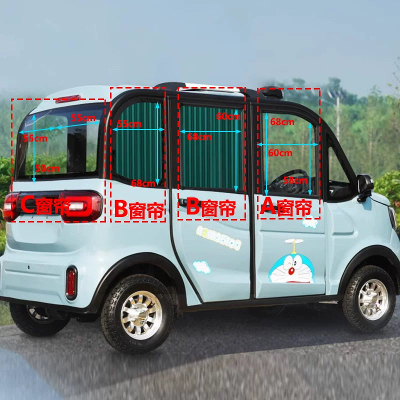 Shenghao A8 Elektrikli Dörd Təkərli Nəqliyyat Vasitəsi Günəşdən Qoruyucu Pərdə, Dörd Qapılı Yeni Enerji Günəşdən Qoruyucu Pərdə, UB Qoruyucu Yol Qaranlıq Pərdəsi