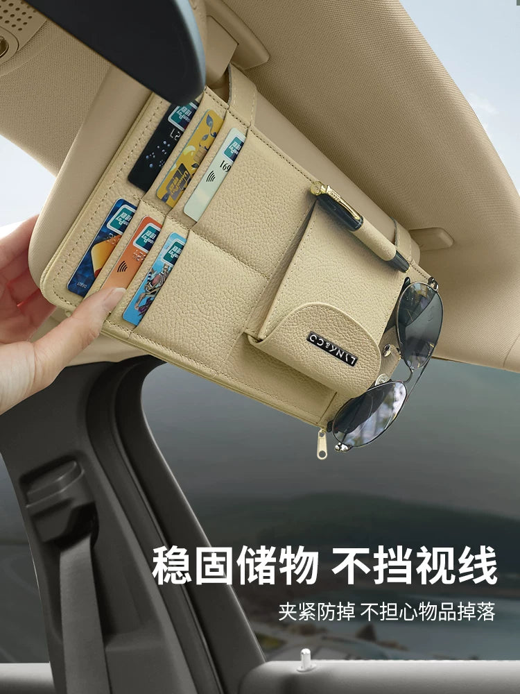 Lynk & Co avtomobil günəşdən qoruyucu saxlama qutusu 03/06/01/09/08EM-P avtomobil salonu aksesuarları kart və eynək klipi