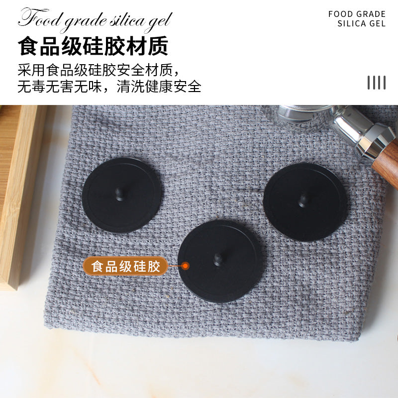 Yarımavtomatik espresso maşını xüsusi rezin conta sapı toz qabı möhürü təmizləmə təmizləyici pərdə pad 50/58mm