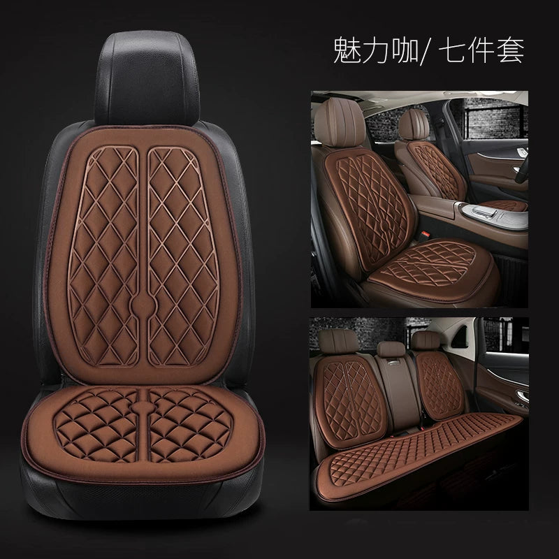 2025 New Summer Car Seat Cushions, Car Interior Seat Covers, Hip Cushions, One-Piece Back Seat Cushions, Suitable for All Seasons