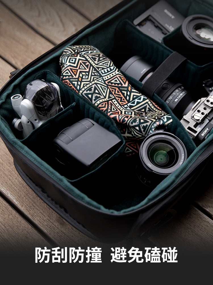 PGYTECH kamera 100 yamaq parça layner çantası mikro tək 100 qat parça SLR kamera saxlama qoruyucu qapağı Fuji Canon Leica kamera linzalarını qoruyan çanta kompüter layneri üçün kamera sehrli parça