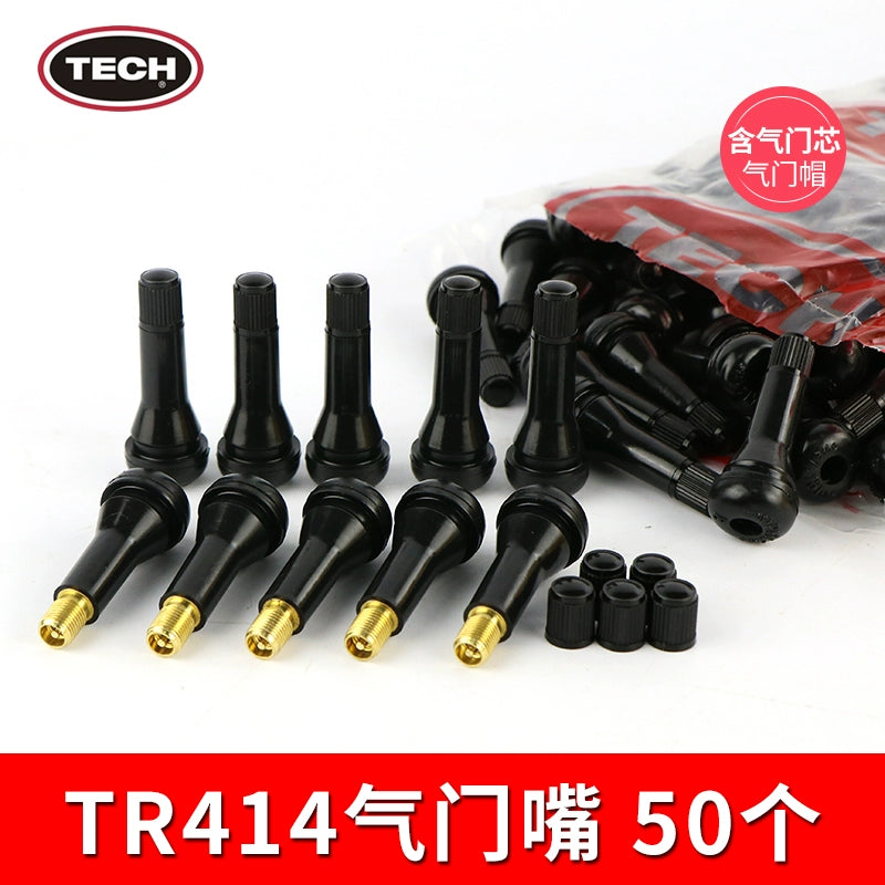 Orijinal mallar Tek rezin klapan Avtomobil təkəri Vakuum təkəri Şişmə klapan Əsas hava ucluğu TR413 414