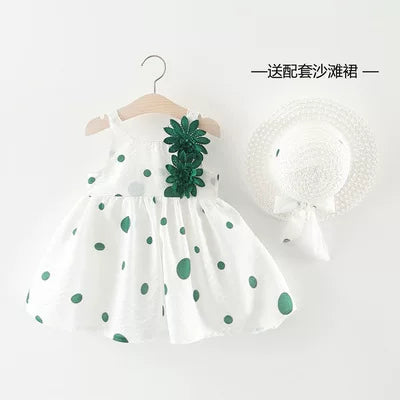 Qızlar üçün yay geyimləri körpə 1 1/2 yaşlı körpə geyimləri uşaqlar üçün