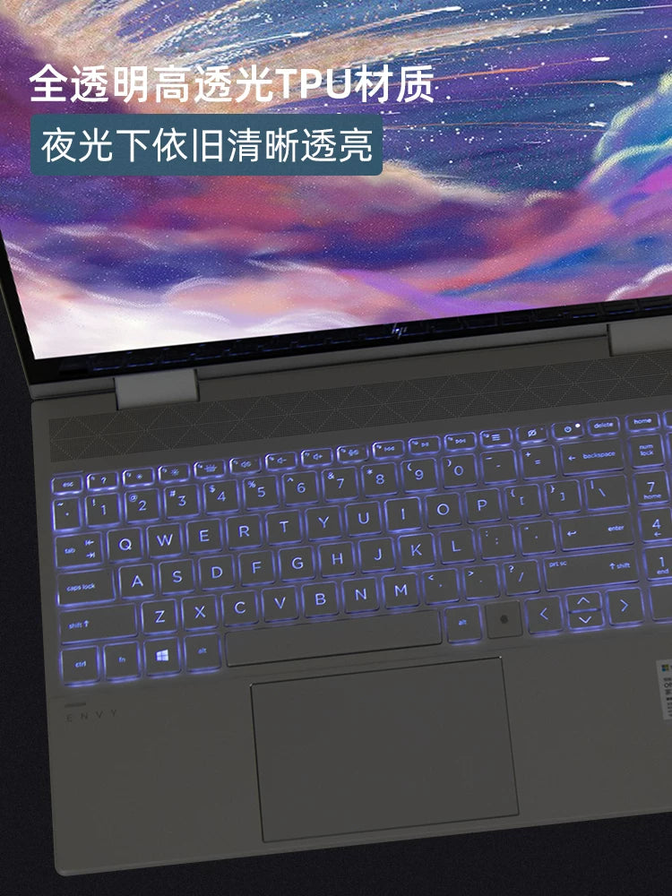 Klaviatura filmi HP Star 14 15 düymlük Pavilion Youth Edition 15,6 düymlük AI notebook 14S yeni 13 Star book Pro qoruyucu film kompüteri x360 və 66 Air ENVY üçün uyğundur