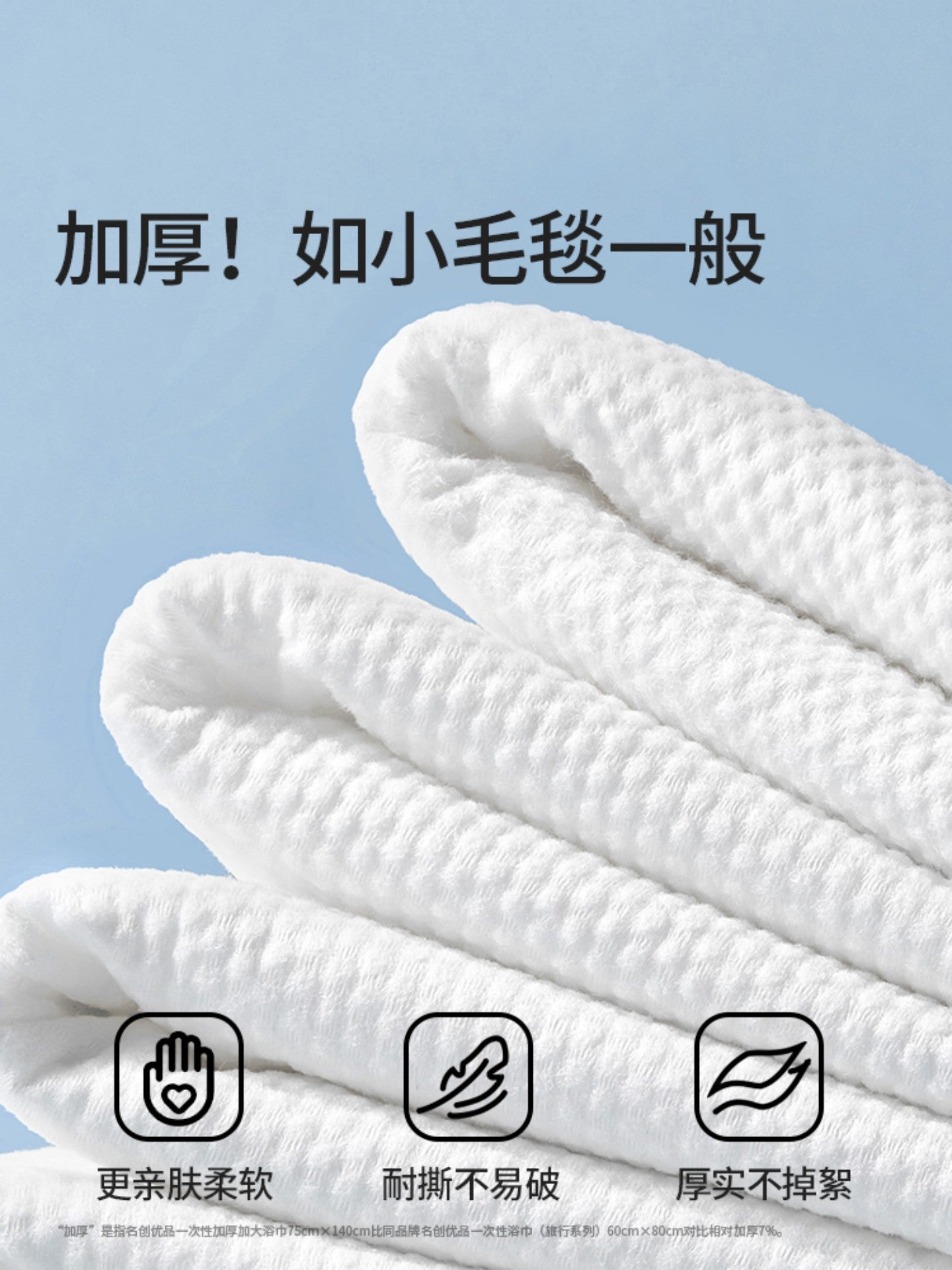 MINISO birdəfəlik hamam dəsmalları, sıxılmış dəsmallar, qalınlaşdırılmış və böyüdülmüş, ayrıca qablaşdırılmış səyahət ləvazimatları