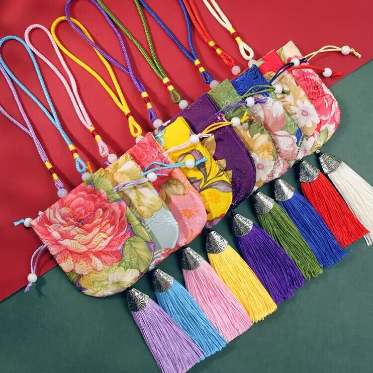 Dragon Boat Festivalı kisəsi kisəsi boş çanta portativ ağcaqanad kovucu tikmə antik kisə çantası aptek xəstəxanası diy saşe kisə çantası