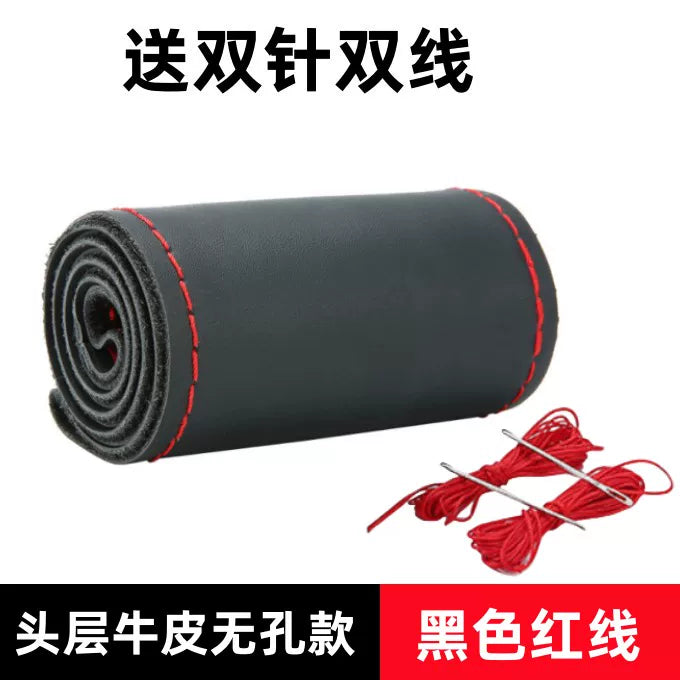 2006/2007/2008/2009/2010/2012/2013-cü illərdə istehsal olunmuş köhnə Toyota Reiz, Camry və Corolla modelləri üçün əl ilə tikilmiş sükan örtüyü.