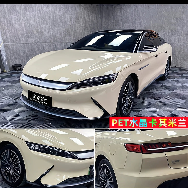 Pethuayue Pudra Rəng Dəyişən Film Tam Avtomobil Qapağı Fantaziya Vulkanik Kül Avtomobil Filmi Rəng Dəyişən Parlaq Qara Tpu Görünməz Avtomobil Filmi