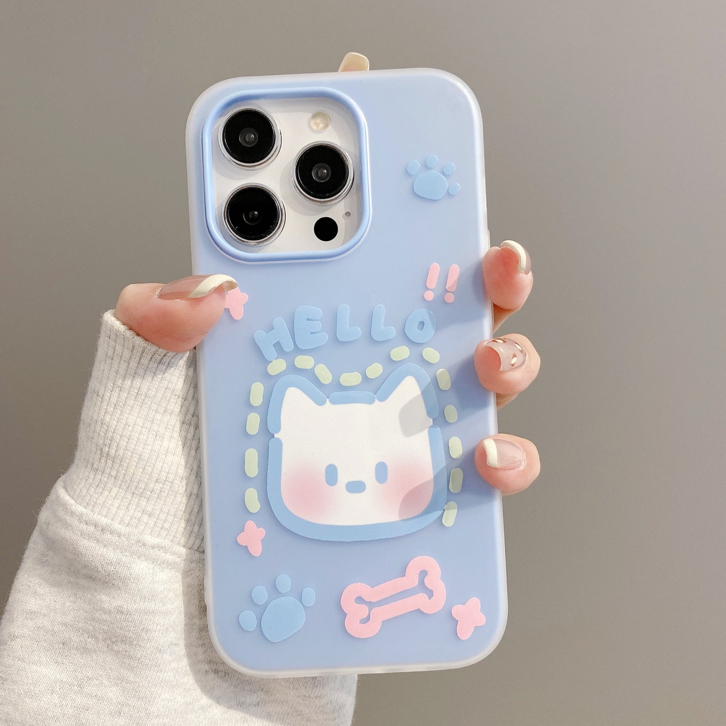 Sadə üslubda iphone17ProMax mobil telefon qutusu qadın Apple 16Pro cizgi filmi maye jele pişik balası 15Pro sevimli 14 silikon 13 yumşaq qabıq 11 yüksək səviyyəli cüt trend