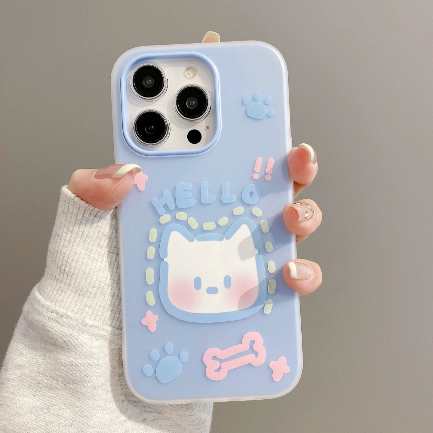 Sadə üslubda iphone17ProMax mobil telefon qutusu qadın Apple 16Pro cizgi filmi maye jele pişik balası 15Pro sevimli 14 silikon 13 yumşaq qabıq 11 yüksək səviyyəli cüt trend