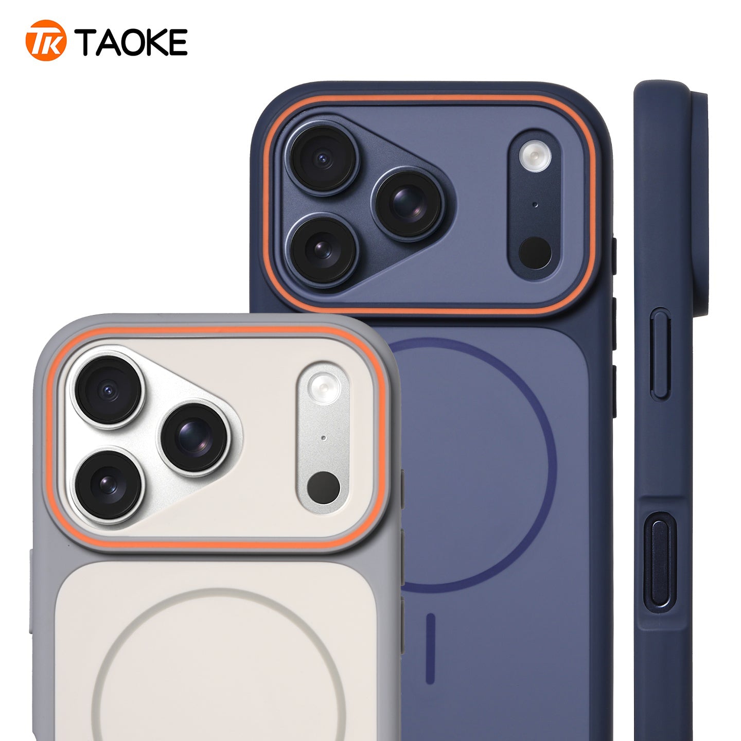 Taoke TAOKE sapfir mavi fantom maqnit böyük pəncərə Apple 17 promax cib telefonu qutusu yeni iphone 17 dəsti Apple Air hər şey daxil 16 düşməyə qarşı 15 silikon 14 Plus qutu 13