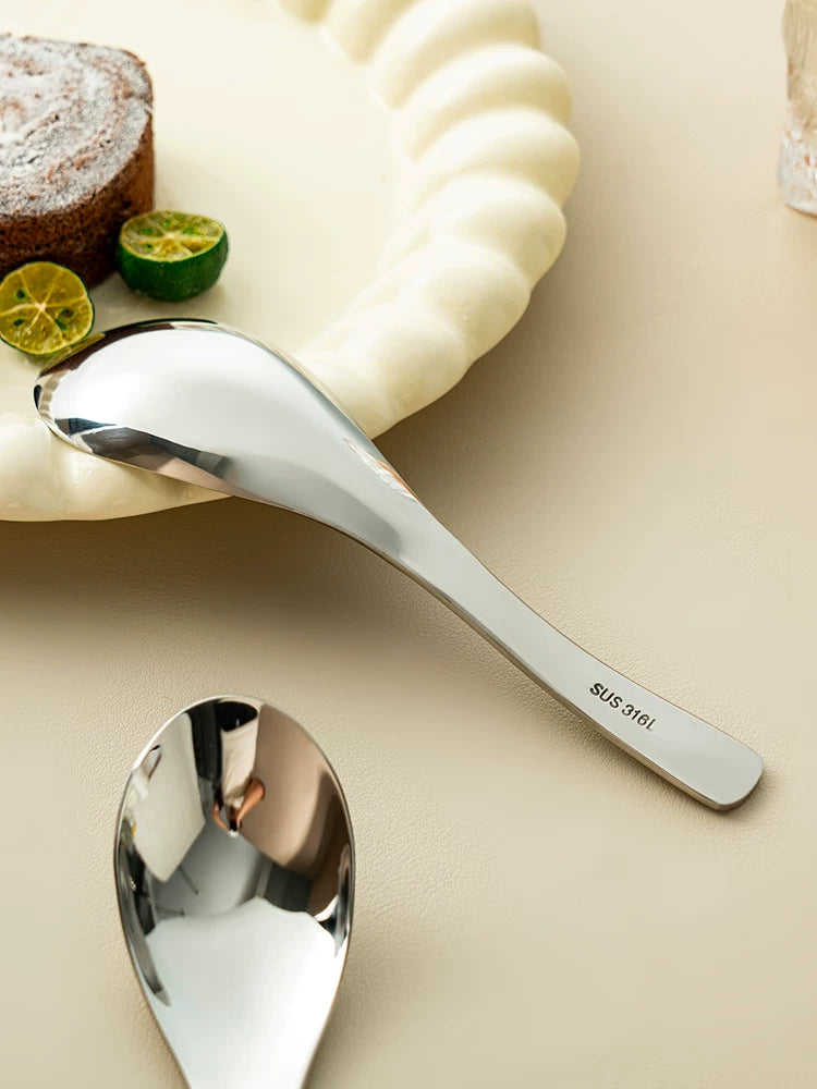 onlycook qalınlaşdırılmış 316L paslanmayan polad qaşıq qida dərəcəli qaşıq məişət qaşığı qaşıq uşaq masa qaşığı düyü qaşığı