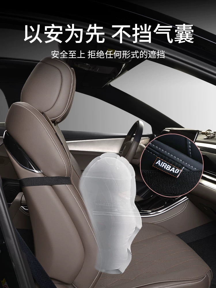 Suitable for BYD Han DMMI seat covers and cushions, EV seat covers, rear semi-covered car seat covers