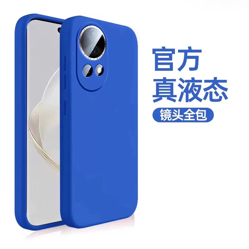 [Amerika Birləşmiş Ştatlarından gətirilib] Huawei nova12pro mobil telefon qutusu üçün uyğundur, yeni nova13 lens hər şey daxil nova12Ultra maye silikon qoruyucu örtük nova14 düşməyə qarşı enerjili versiya sadə qabıq