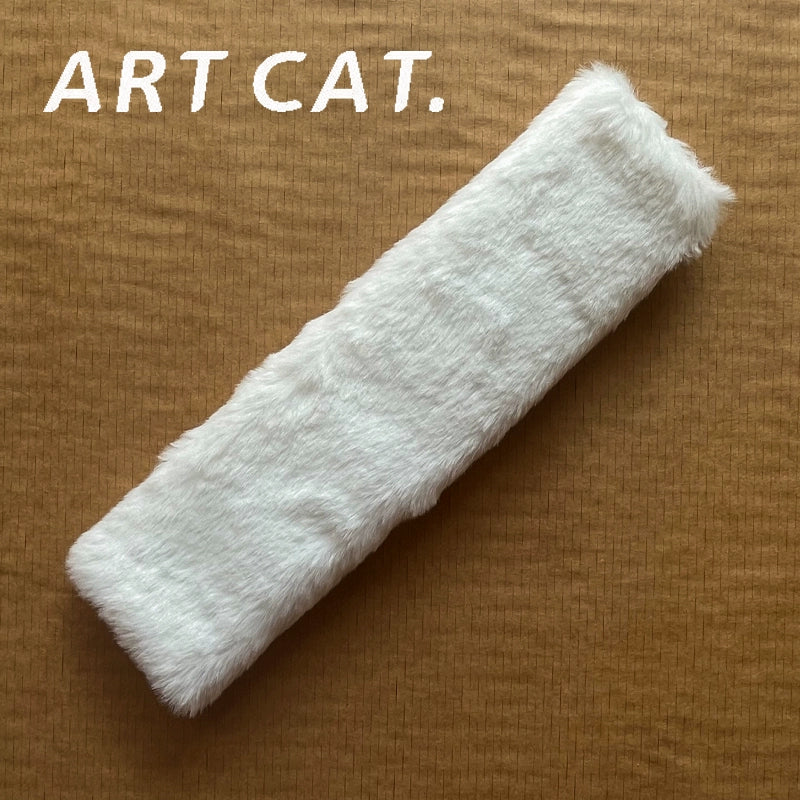 Art Cat Avtomobil Təhlükəsizlik Kəməri Çiyin Yastığı Qapağı Minimalist DIY Aşınmaya Qarşı Geyim Boğulmaya Qarşı Boyun Qoruyucu Qapaq Bütün İl Boyu Neytral